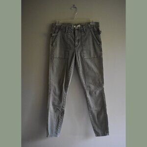Anthropologie Sage Utility Skinny Pants Size 27